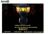 China Aluminium-Stvzo-Fahrrad-Licht mit Batterie 1200mah und intelligentem Erschütterungs-Sensor usine