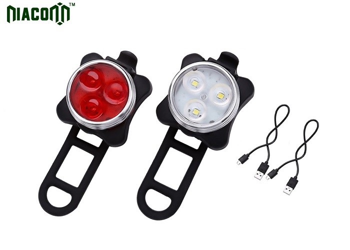 Rechargeable Bicycle Light Sets With 650mah Battery