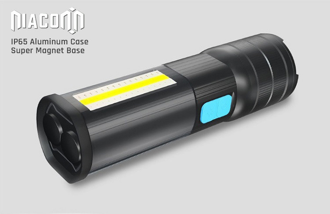Wieder aufladbarer Cree USBs führte Arbeit Taschenlampe, PFEILER Seiten-Arbeit Licht mit magnetischer Basis
