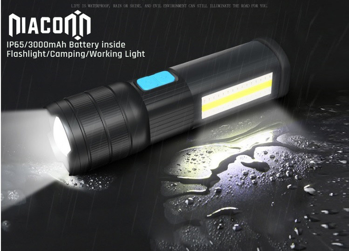 Wieder aufladbarer Cree USBs führte Arbeit Taschenlampe, PFEILER Seiten-Arbeit Licht mit magnetischer Basis