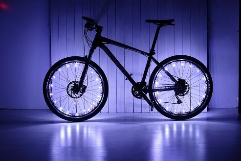 Wasserdichte Fahrradfelge-Lampe 3.9cm, Bewegung aktivierte Fahrrad-Speichen-Lichter