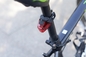 Lithium-Batterie-nicht Erschütterung USBs wieder aufladbare hintere rote helle Fahrrad-10lm empfindlich
