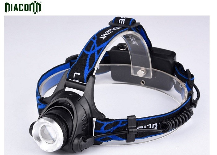 Double Use USB Rechargeable Headlamp Aluminum Design With IPX5 Waterproof